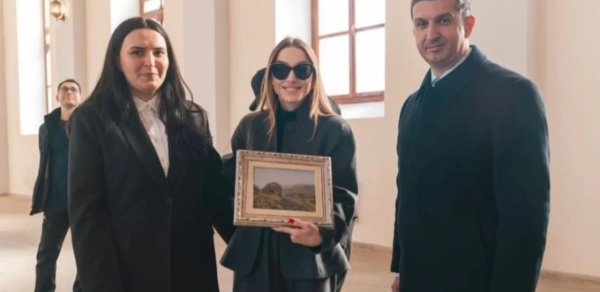 Əliyevalar Müqəddəs İohann lüteran kilsəsində - FOTOLAR