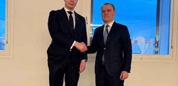 Ceyhun Bayramov Litva Sosial Demokrat Partiyasının sədri ilə görüşüb