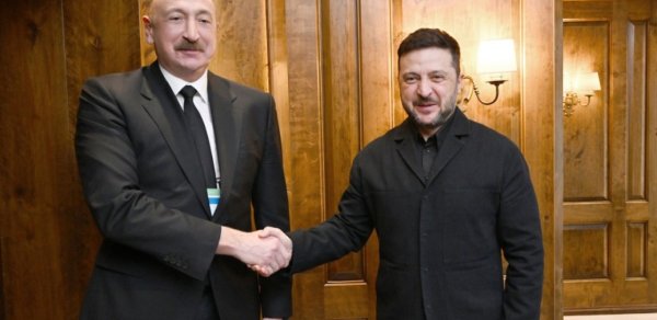 Zelenski İlham Əliyevlə görüşdən paylaşım etdi