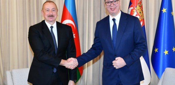 Prezidenti İlham Əliyev Aleksandar Vuçiçə təbrik məktubu ünvanlayıb