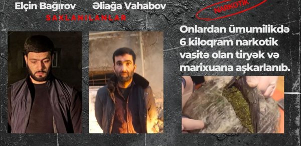 Sosial şəbəkələrdə narkotik vasitələr satan şəxslər saxlanıldı - VİDEO