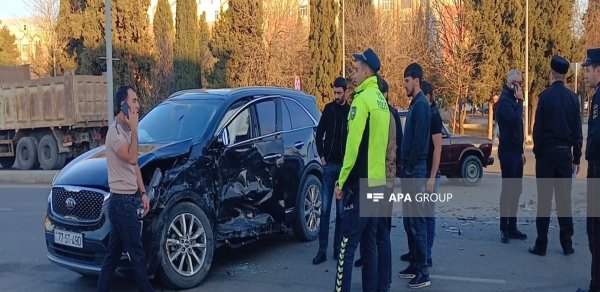 Gəncədə ağır qəza - xəsarət alanlar var