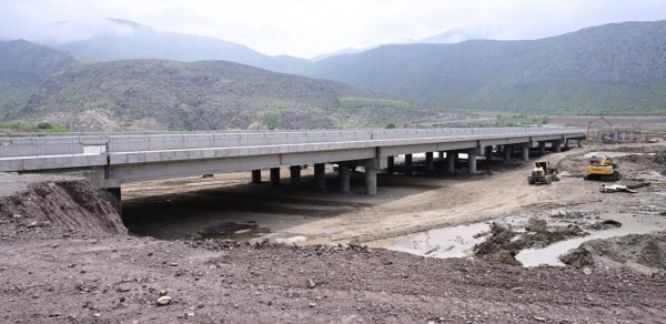 Ağbənd-Kəlalə avtomobil körpüsünün tikintisi başa çatdı