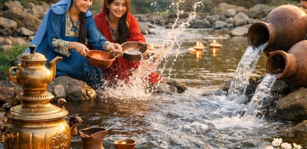 Novruzun ilk müjdəçisi olan Su çərşənbəsi