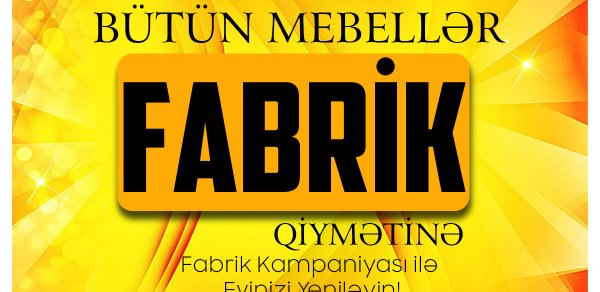 “Saloglu” mebeldə bütün mebellər fabrik qiymətinə endirildi - Video