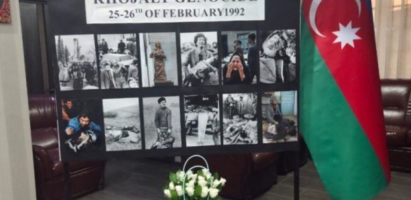 Azərbaycanın Qırğız Respublikasındakı səfirliyində Xocalı soyqırımının xatirəsi yad edilib - FOTOLAR