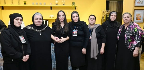 Leyla Əliyeva Qubada iftar məclisindən görüntülər paylaşıb - VİDEO