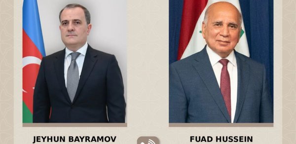 Azərbaycanın xarici işlər naziri İraqın Baş nazirinin müavini ilə danışıb
