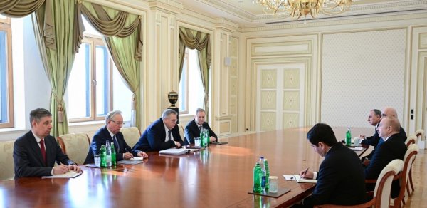 Prezident Aleksey Overçuku qəbul qəbul etdi - FOTOLAR