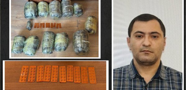 Saray qəsəbəsində 15 kiloqram narkotik vasitə aşkarlandı