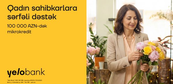8 Mart ərəfəsində xanım sahibkarlara mikrokredit illik cəmi 8%-dən!