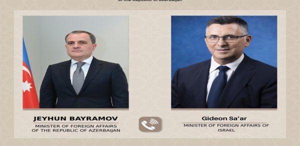 Azərbaycan və İsrail XİN rəhbərlərinin telefon danışığı olub