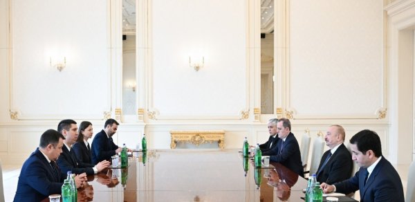 İlham Əliyev Moldovanın Baş nazirinin müavinini qəbul edib