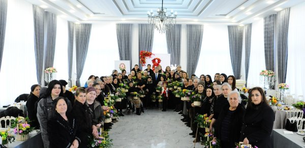 8 Mart – Beynəlxalq Qadınlar Günü münasibətilə şəhid ailələri ilə tədbir keçirildi - FOTOLAR