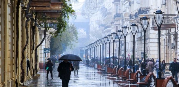 Bakı və Abşeron yarımadasına yağış, bəzi rayonlara qar yağacaq - PROQNOZ