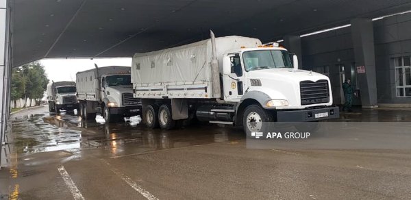 Azərbaycanın İrana göndərdiyi humanitar yardım Astara sərhədindən yola salındı - VİDEO