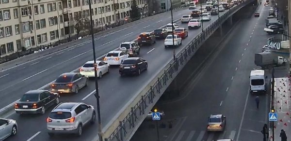 Bakıda bu yollarda sıxlıq var - SİYAHI