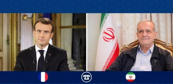Məsud Pezeşkian Emmanuel Makronla telefonla danışıb