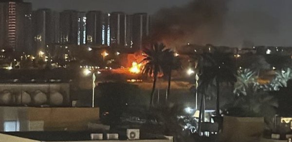 ABŞ-nin Bağdaddakı səfirliyində yanğın - Video