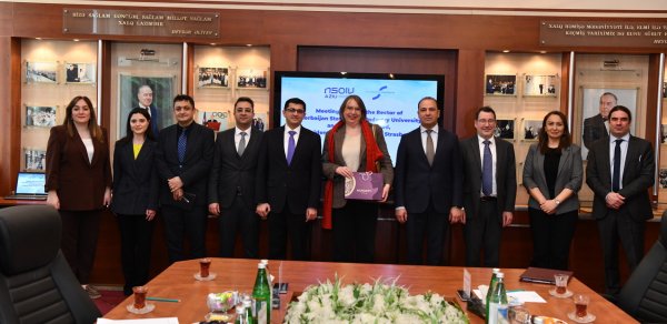 Strasburq universitetinin prezidentindən ADNSU və UFAZ-a yüksək qiymət