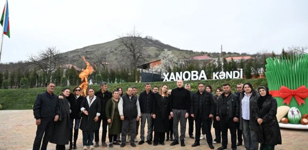 İlham Əliyevin sosial media hesablarında Xanobaya səfəri ilə bağlı videoçarx paylaşılıb