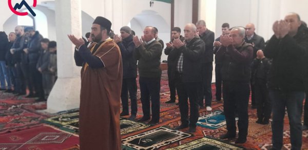 Ağdam Cümə Məscidində bayram namazı qılındı