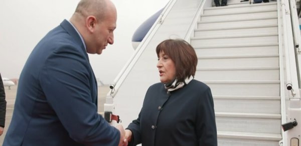 Sahibə Qafarovanın başçılıq etdiyi nümayəndə heyəti Tbilisiyə səfər edib