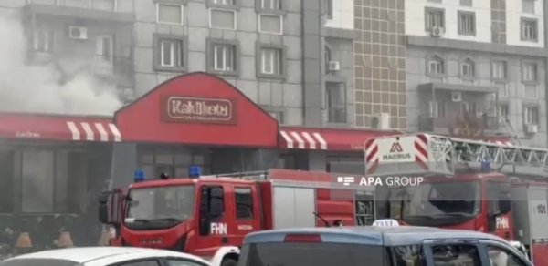 Naxçıvan şəhərində yerləşən “Kəklikotu” restoranında yanğın baş verib
