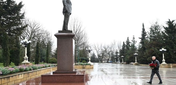 İlham Əliyev Şamaxı rayonuna səfər edib