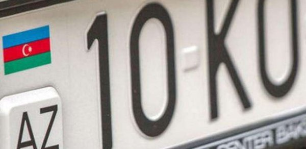 Avtomobil nömrələrini oğurlayan şəxs saxlanıldı