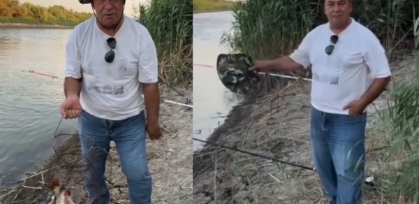 Əlikram Bayramov qadağa dövründə balıq tutdu