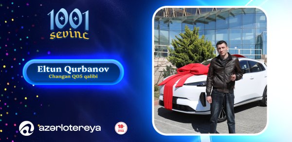 Şəmkirli 22 yaşlı gənc “1001 Sevinc”dən avtomobil qazandı
