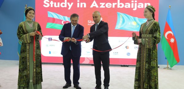 Qazaxıstanda “Study in Azerbaijan” təhsil sərgisinin açılışı baş tutub