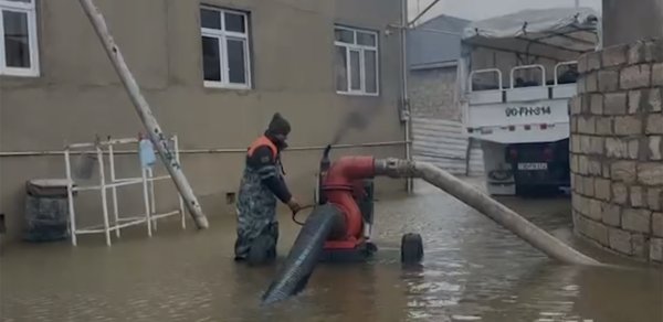 Bu ərazilərdə yağışın fəsadları aradan qaldırılır