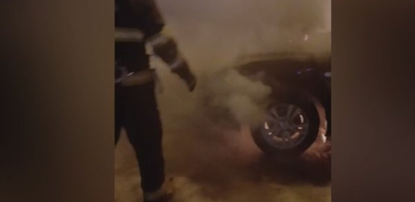 Bakıda “Hyundai” alışıb yandı