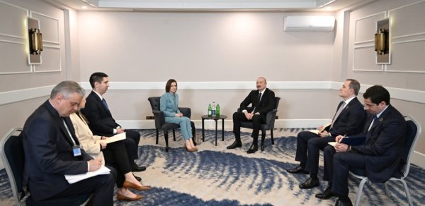 Prezident Antalyada Maya Sandu ilə görüşdü - FOTOLAR