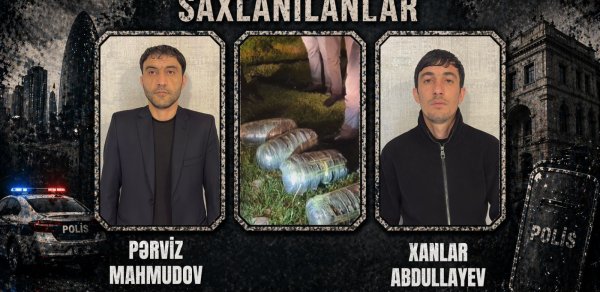 Oğuzda narkokuryerlərdən 13 kq marixuana aşkarlandı