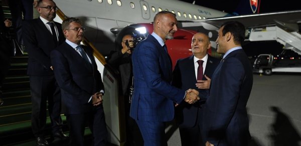 Slovakiya Milli Şurasının sədri Azərbaycana səfərə gəlib - FOTO