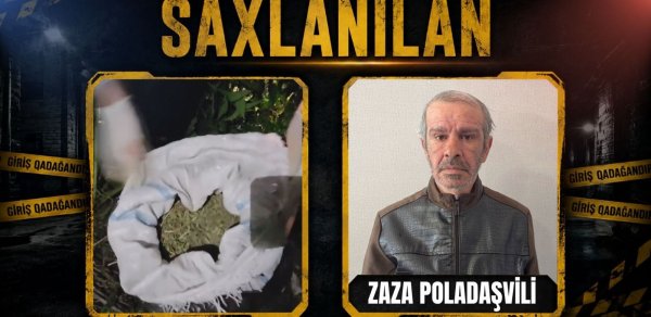 Qaxda 4 kiloqramdan artıq narkotik vasitə aşkarlandı