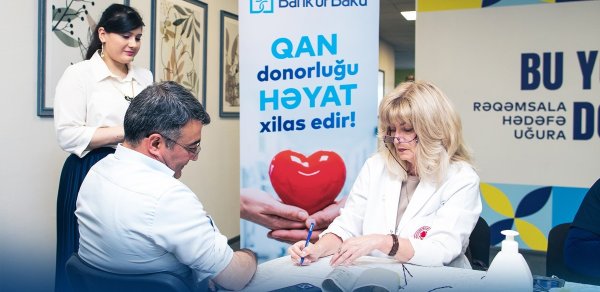 Bank of Baku qan donorluğunun əhəmiyyətini vurğulayıb – qanvermə aksiyası keçirib