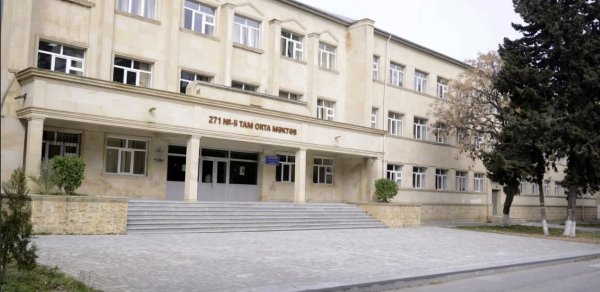 Sinifdə şagirdləri döyən "qoçu" ilə bağlı 271 saylı məktəbdən AÇIQLAMA