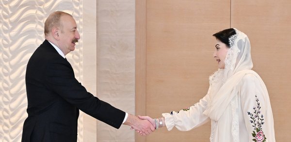 Prezident Məryəm Nəvaz Şərifi qəbul etdi - Fotolar