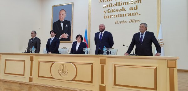 Gəncə və Mingəçevirdə “Konstitutsiya və Suverenlik: İrsdən Zəfərə” konfransı keçirildi - FOTOLAR
