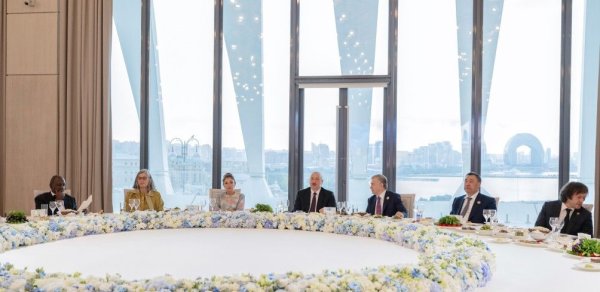 WUF13 iştirakçılarının şərəfinə rəsmi ziyafət verildi - FOTOLAR