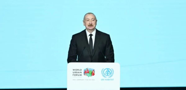 Prezidentin sosial şəbəkə hesablarında WUF13-ün açılış mərasiminə dair videoçarx paylaşıldı