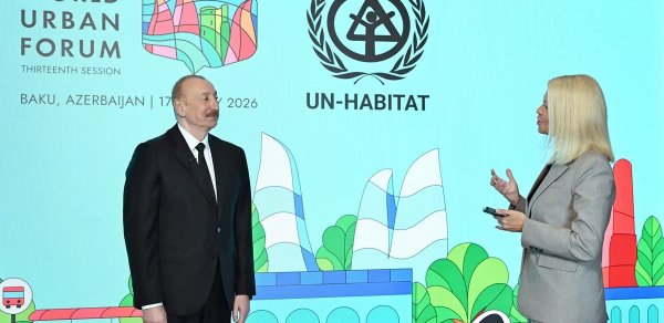 Prezident: "WUF13-ə ev sahibliyi etmək bizim üçün böyük şərəfdir"