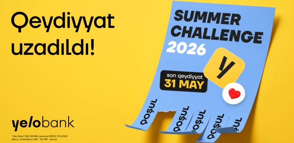 Summer challenge 2026 - qeydiyyat uzadıldı!