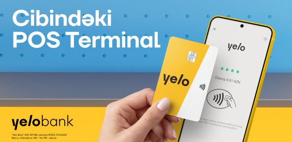 Yelo Mobil POS ilə biznes daha əlçatandır!