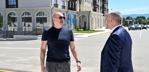 İlham Əliyev Xankəndidə açılışda iştirak etdi - Fotolar