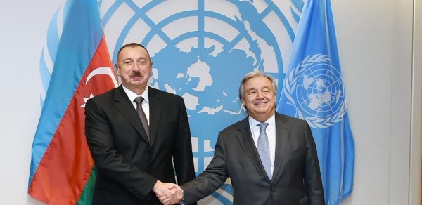 BMT Baş katibi Azərbaycan Prezidentini təbrik etdi
